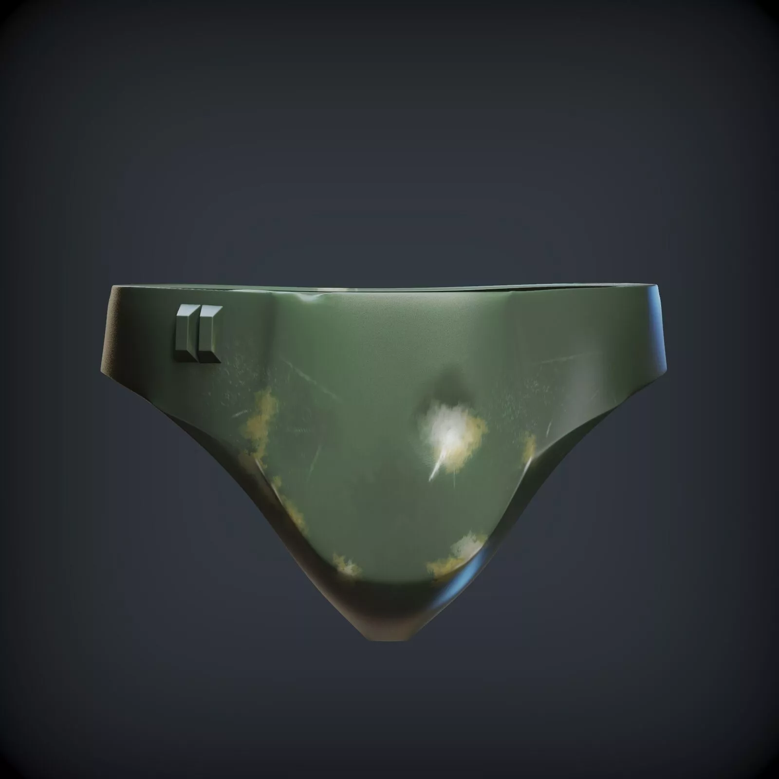 BOBA FETT CODPIECE and KIDNEY PLATE 3D print model