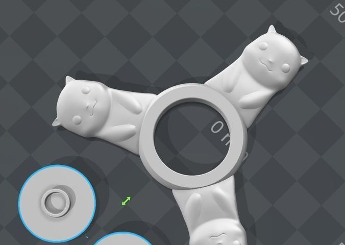 Pokemon Fidget Spinner 3D print model