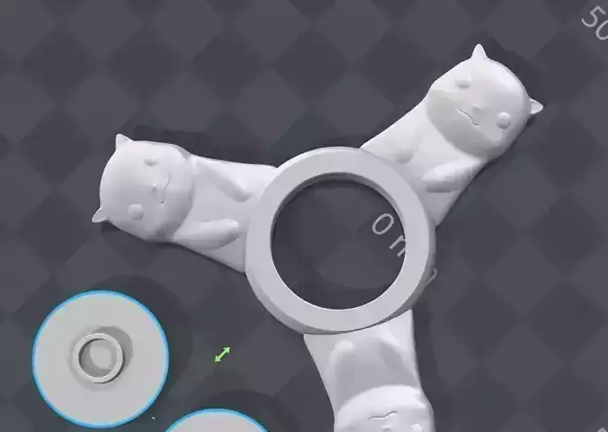 Pokemon Fidget Spinner 3D print model
