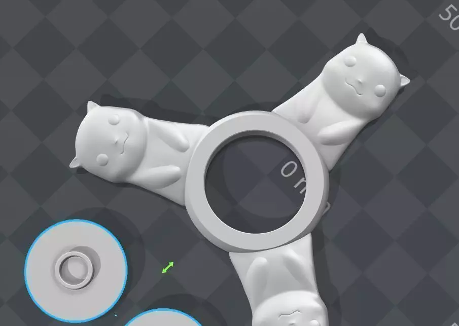 Pokemon Fidget Spinner 3D print model_0