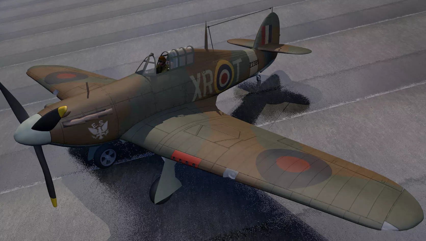 Hawker Hurricane Mk-1 3D model_0
