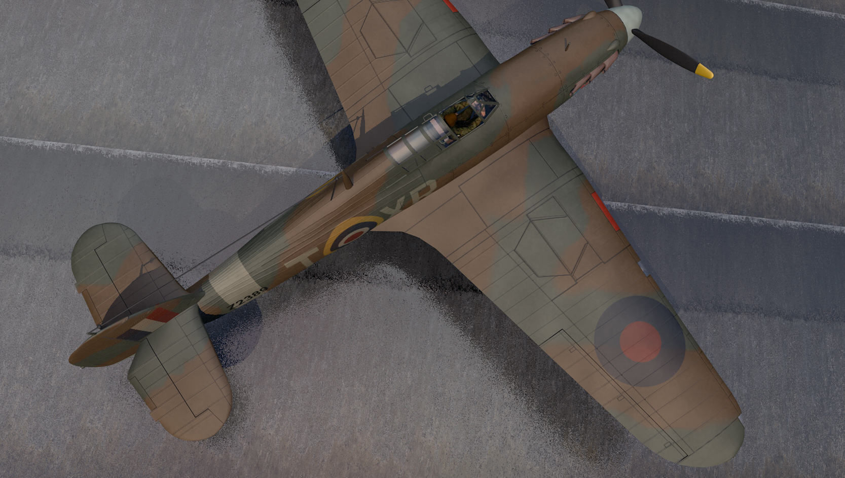 Hawker Hurricane Mk-1 3D model_2