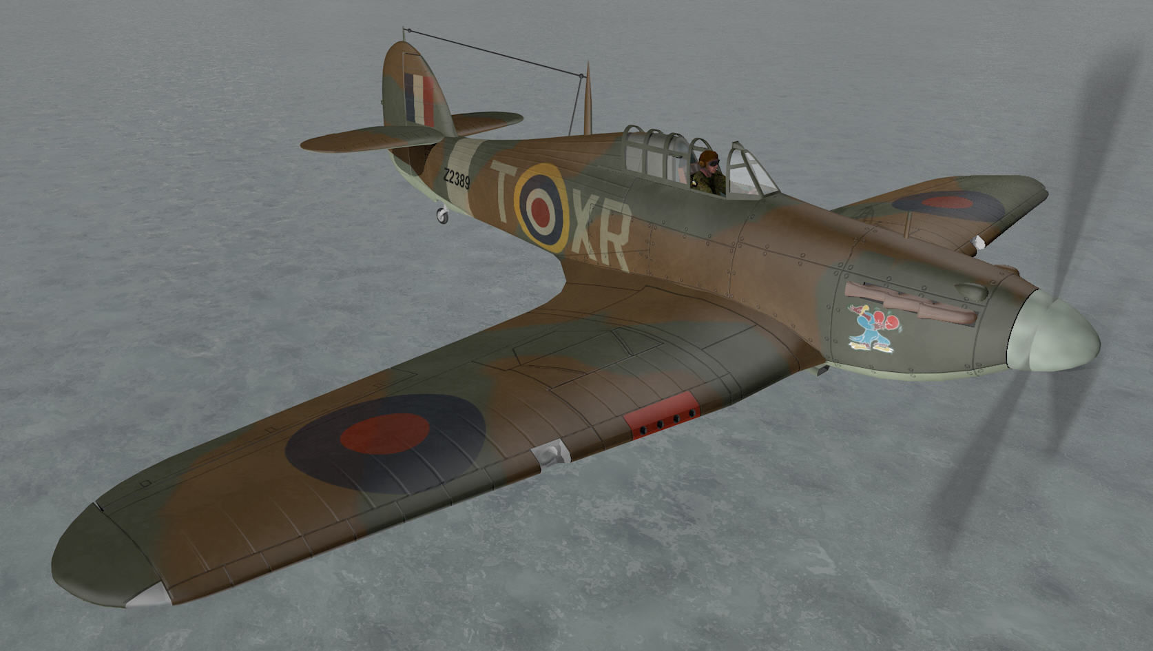Hawker Hurricane Mk-1 3D model_6