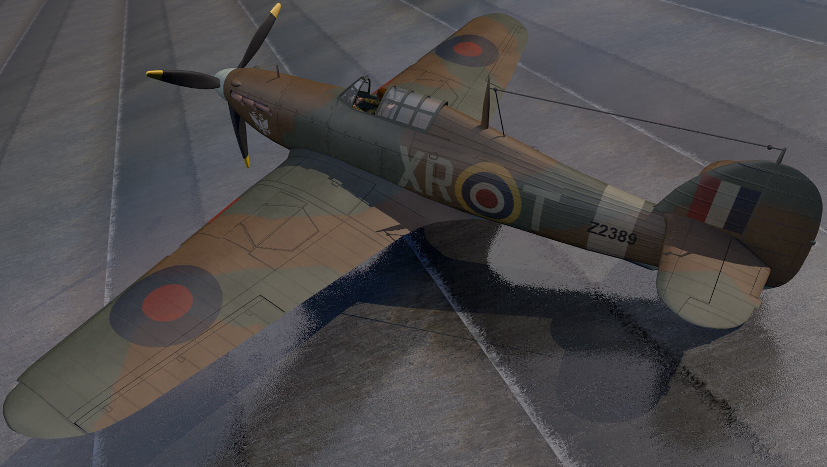 Hawker Hurricane Mk-1 3D model_1
