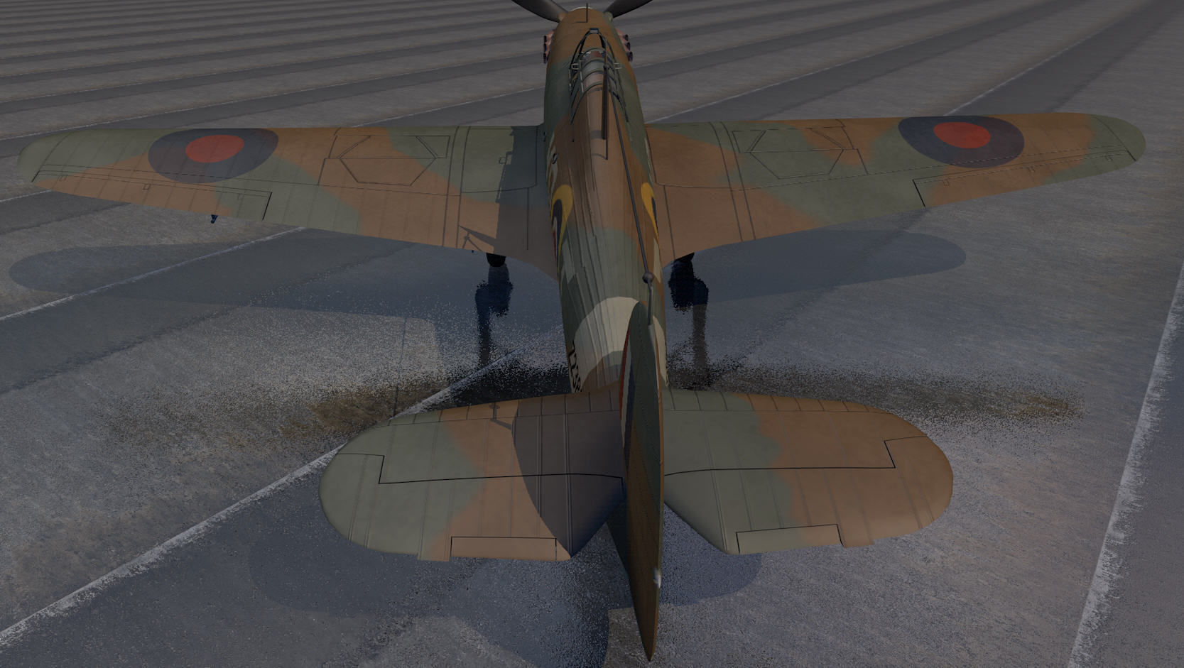 Hawker Hurricane Mk-1 3D model_4