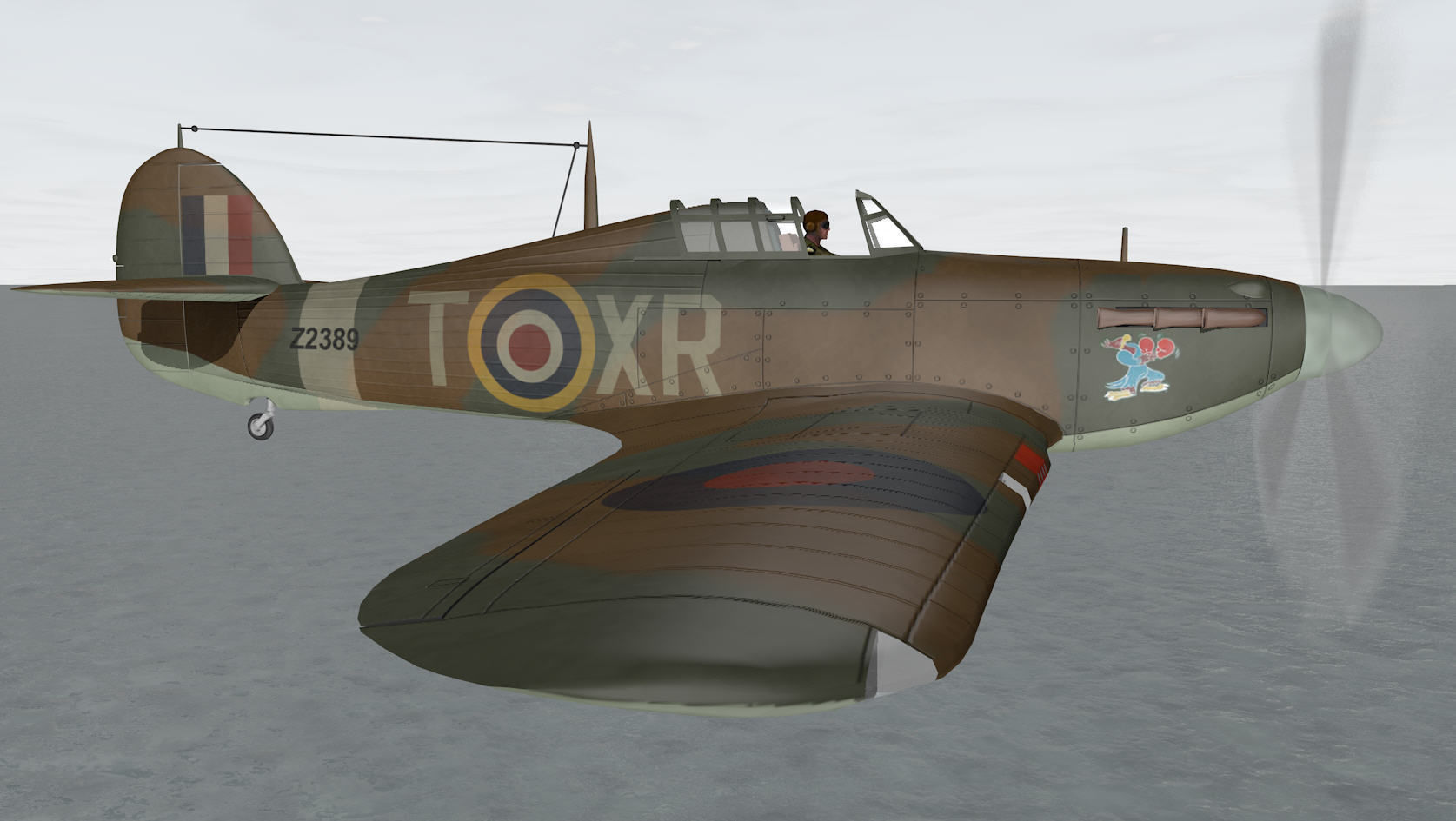 Hawker Hurricane Mk-1 3D model_5
