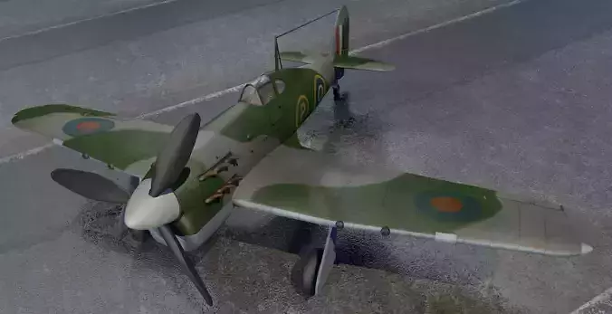 Hawker Tornado Mk-1 3D model