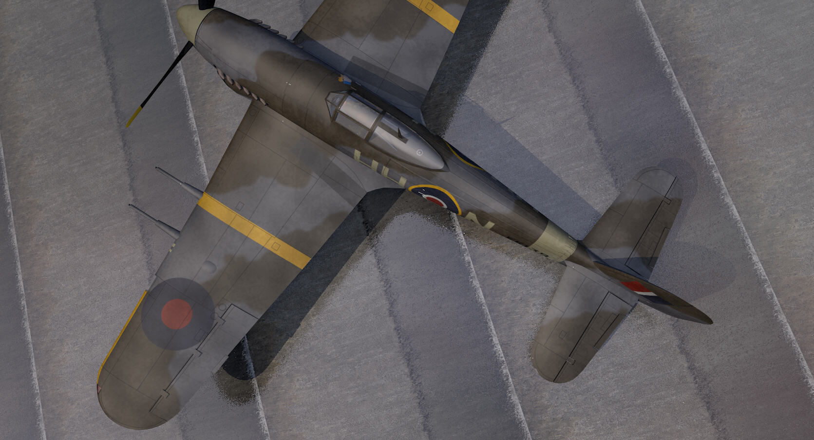 Hawker Typhoon Mk-1B early 3D model_6