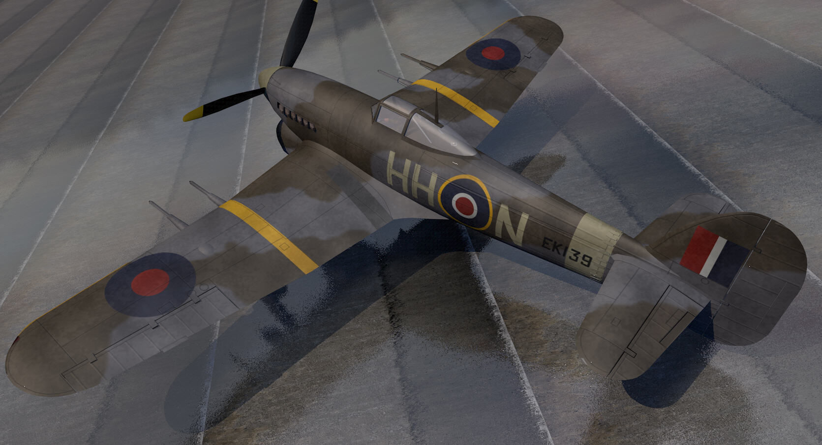 Hawker Typhoon Mk-1B early 3D model_1