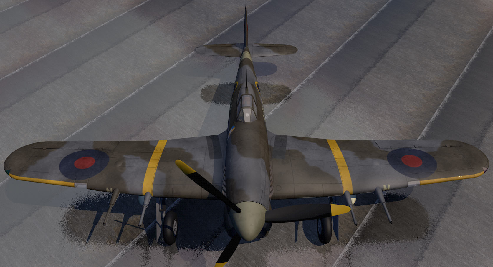 Hawker Typhoon Mk-1B early 3D model_3