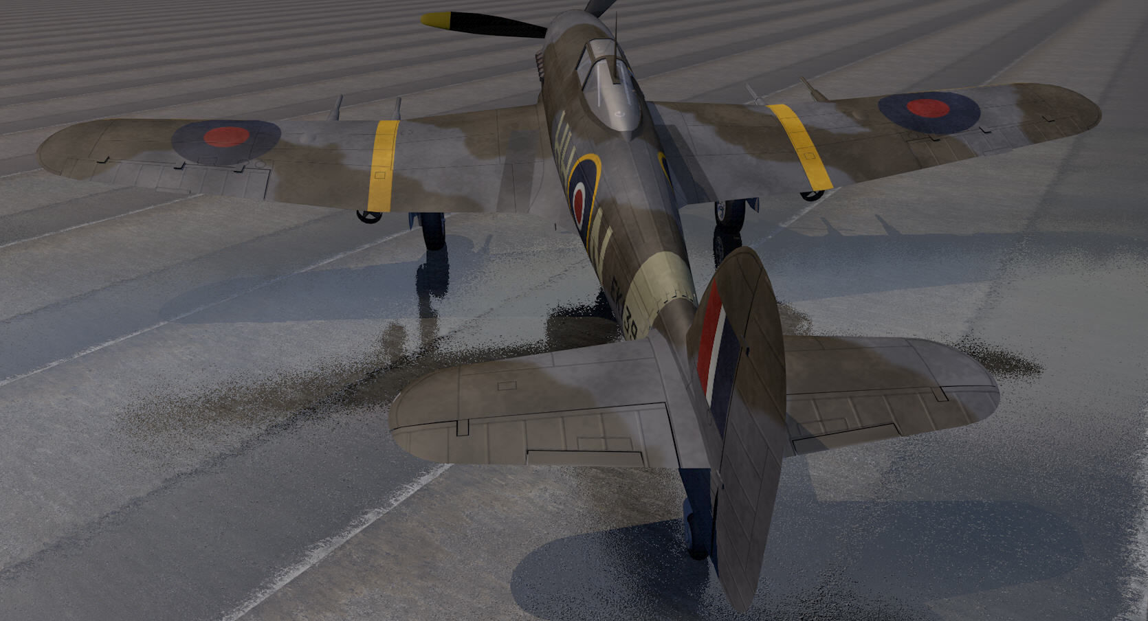 Hawker Typhoon Mk-1B early 3D model_4