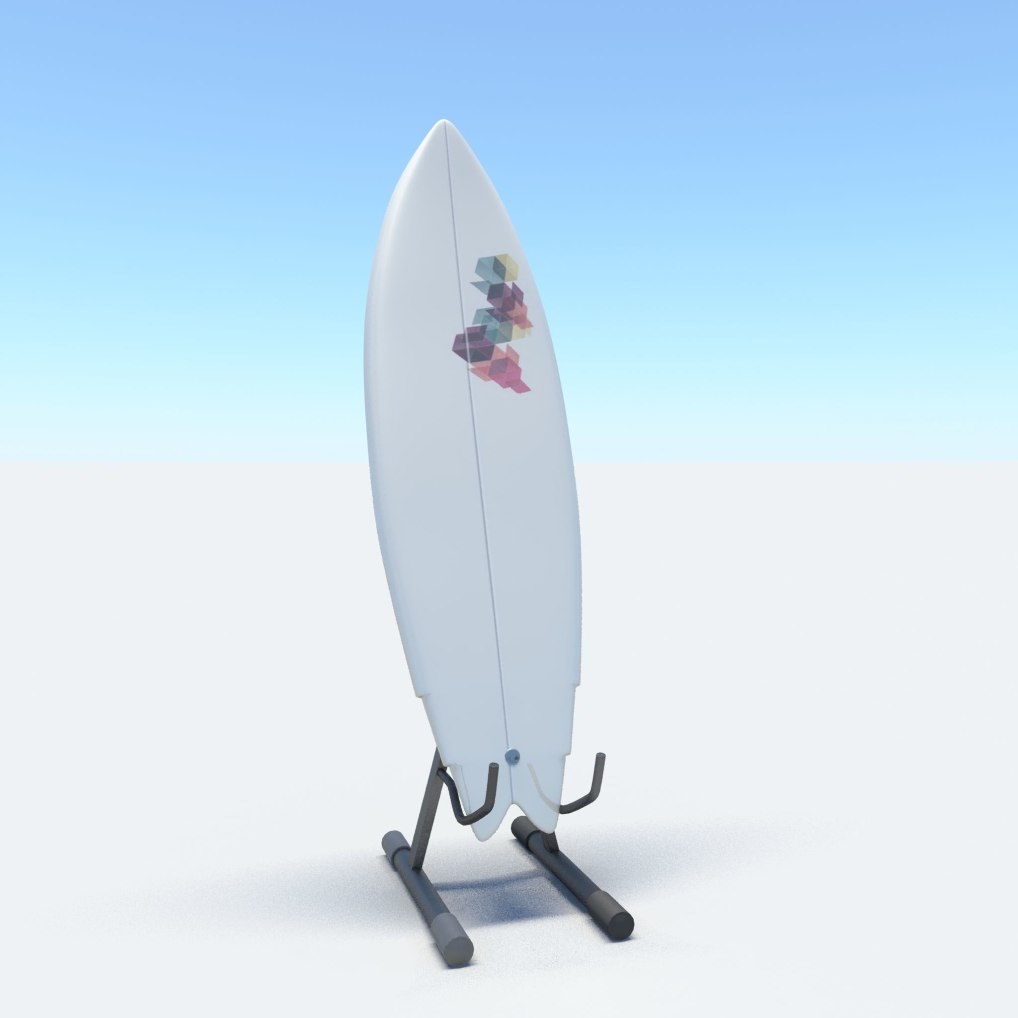 surfboard V6 3D model_7