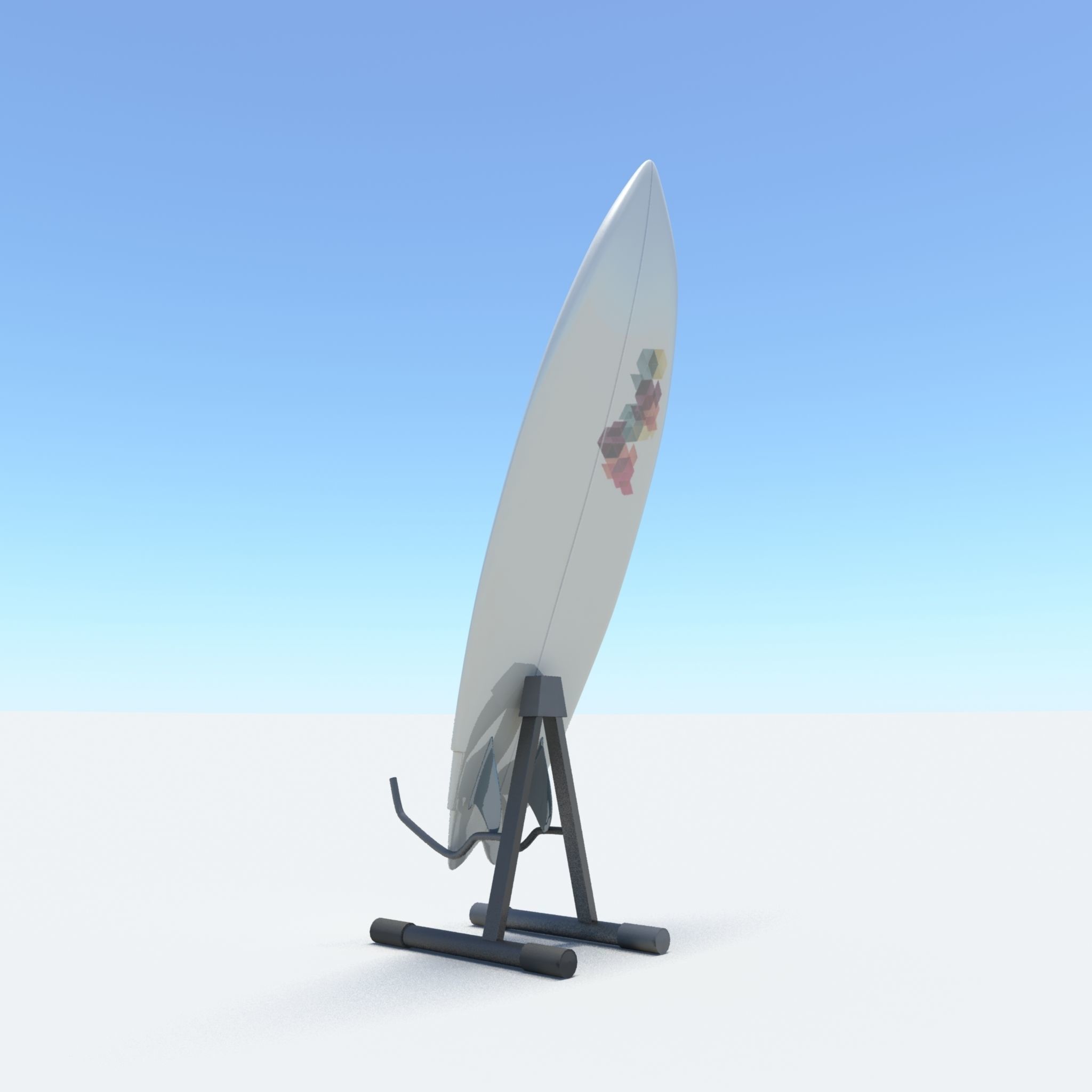 surfboard V6 3D model_8