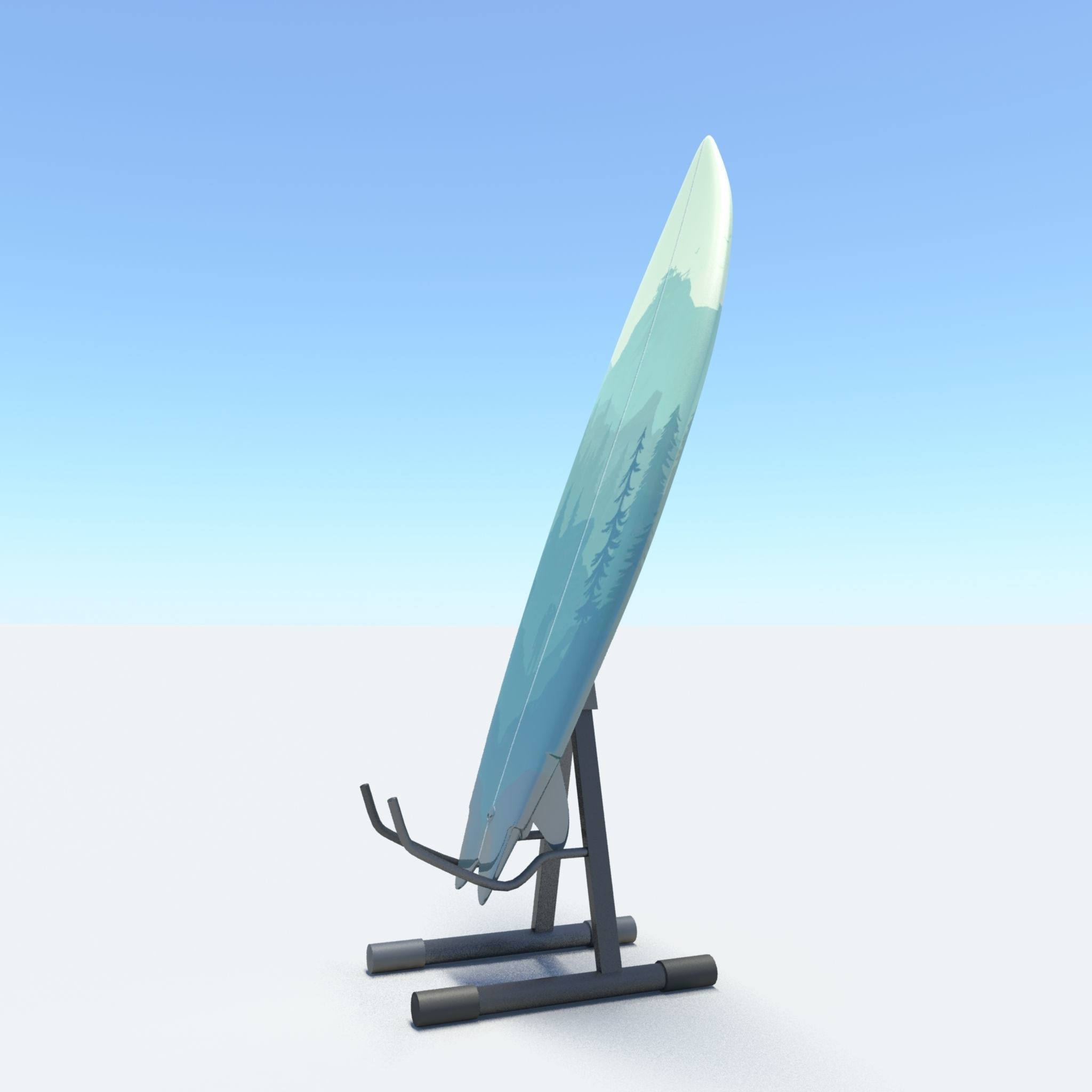 surfboard V6 3D model_3