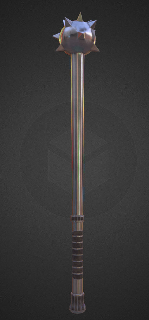 PBR RPG Weapon Collection Set Low-poly 3D model_12