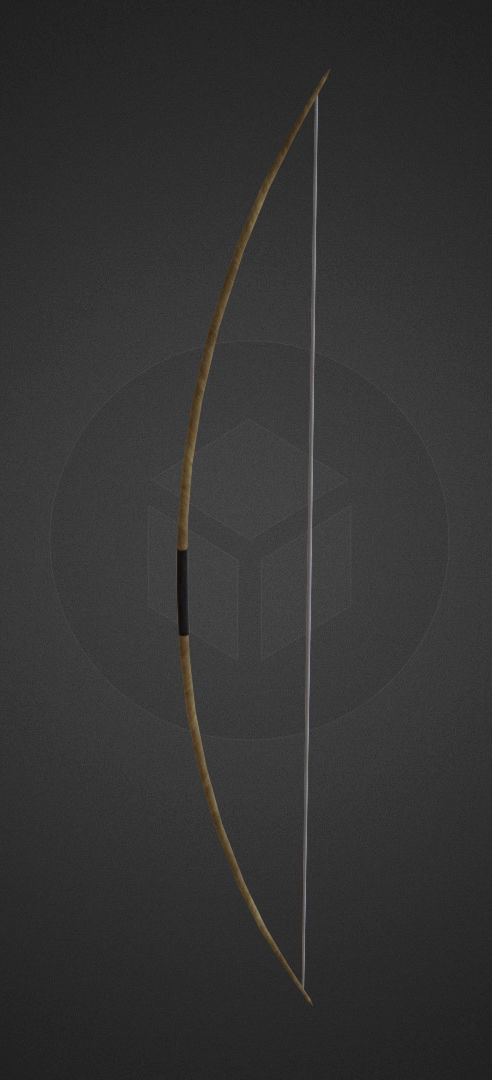 PBR RPG Weapon Collection Set Low-poly 3D model_9