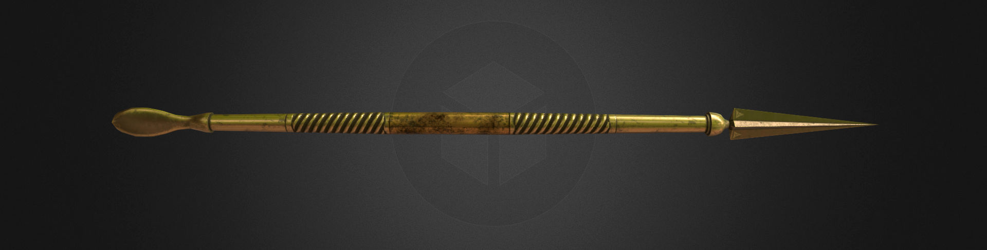 PBR RPG Weapon Collection Set Low-poly 3D model_7