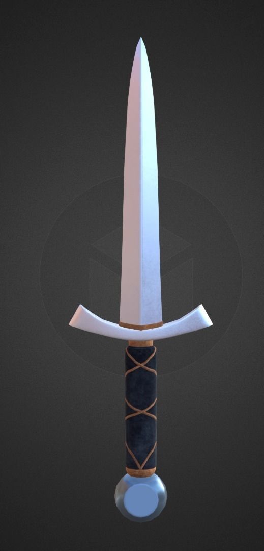 PBR RPG Weapon Collection Set Low-poly 3D model_3