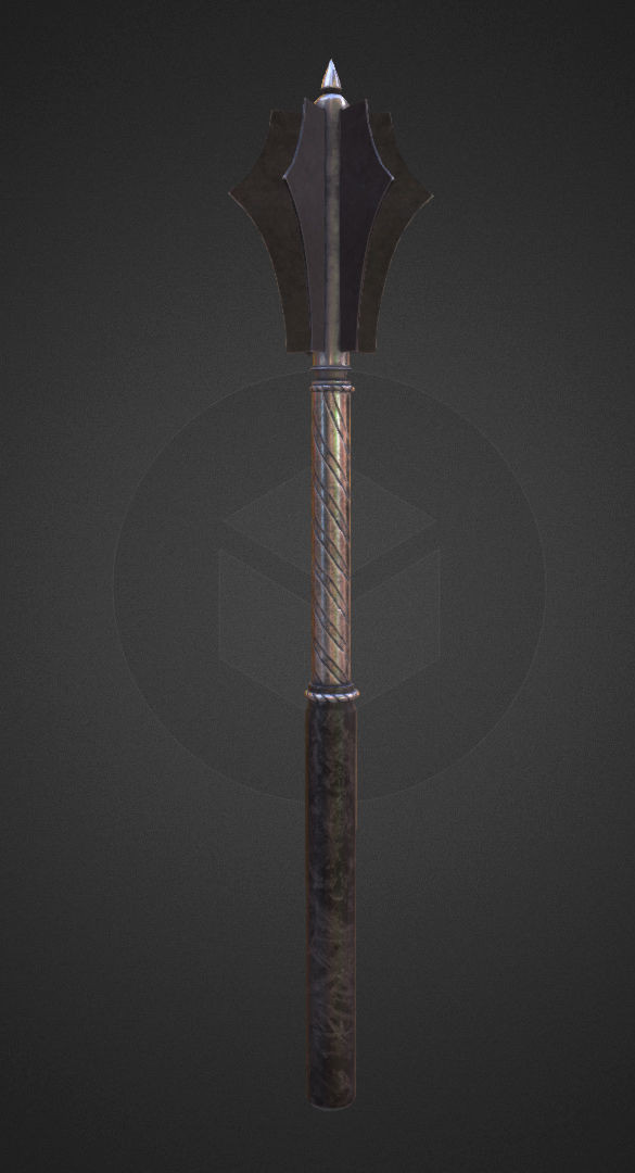 PBR RPG Weapon Collection Set Low-poly 3D model_11