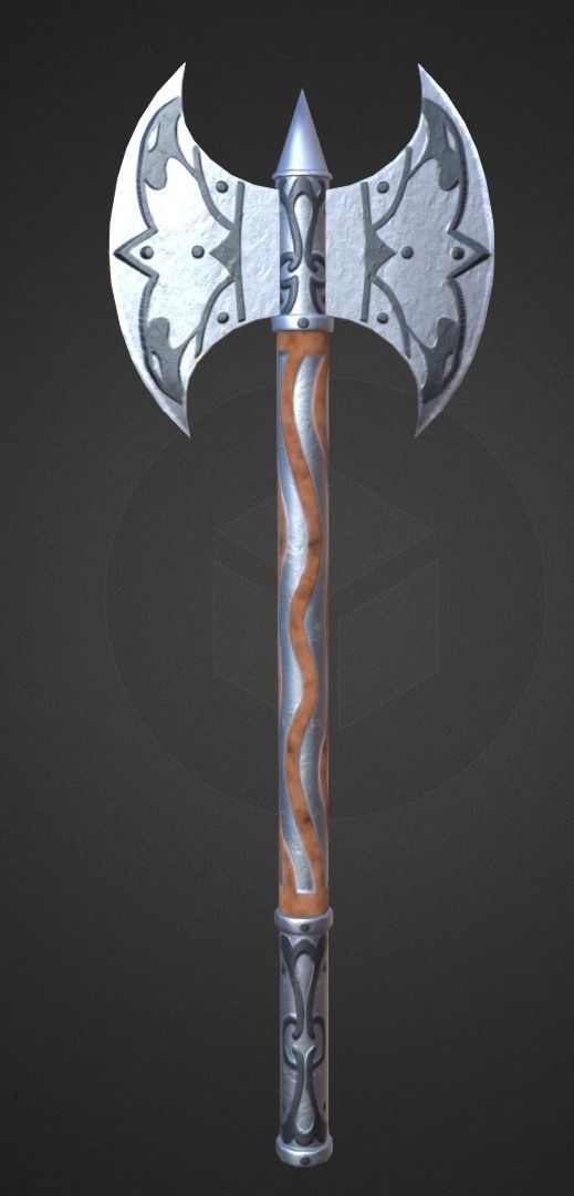 PBR RPG Weapon Collection Set Low-poly 3D model_2