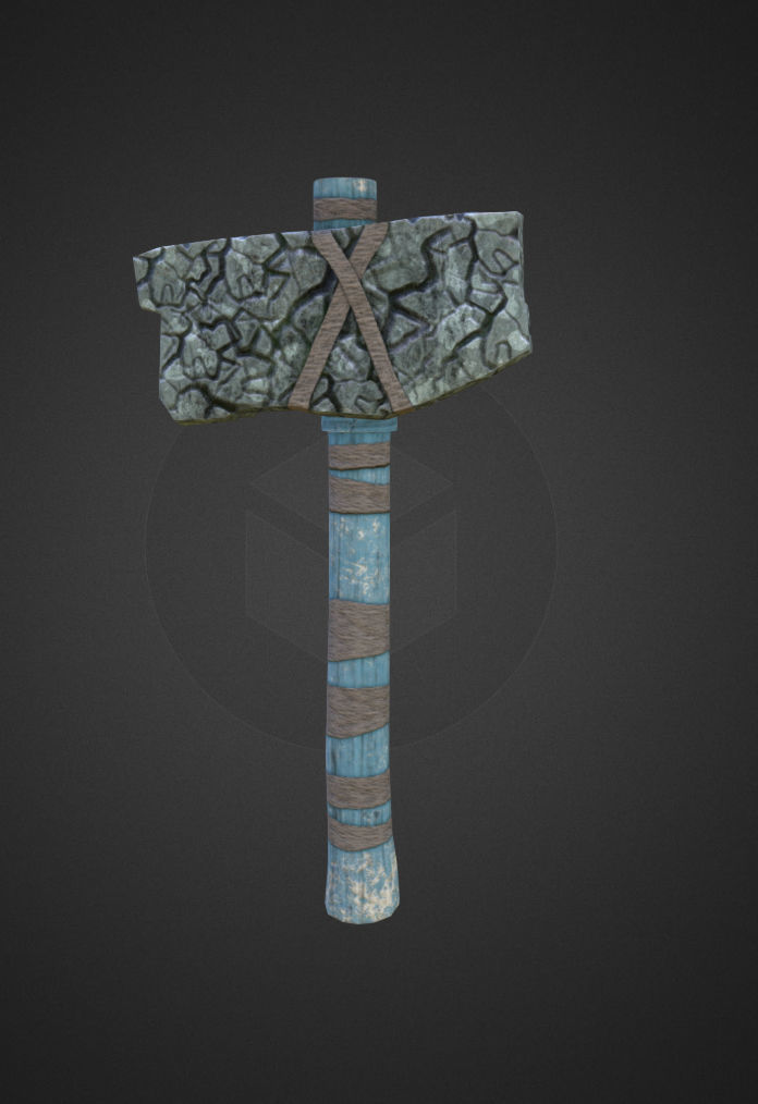 PBR RPG Weapon Collection Set Low-poly 3D model_19