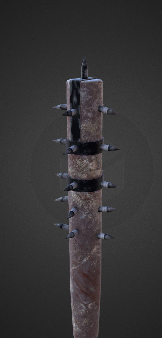 PBR RPG Weapon Collection Set Low-poly 3D model_4