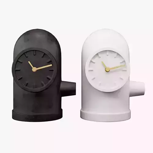 Leff amsterdam base table clock 3D model