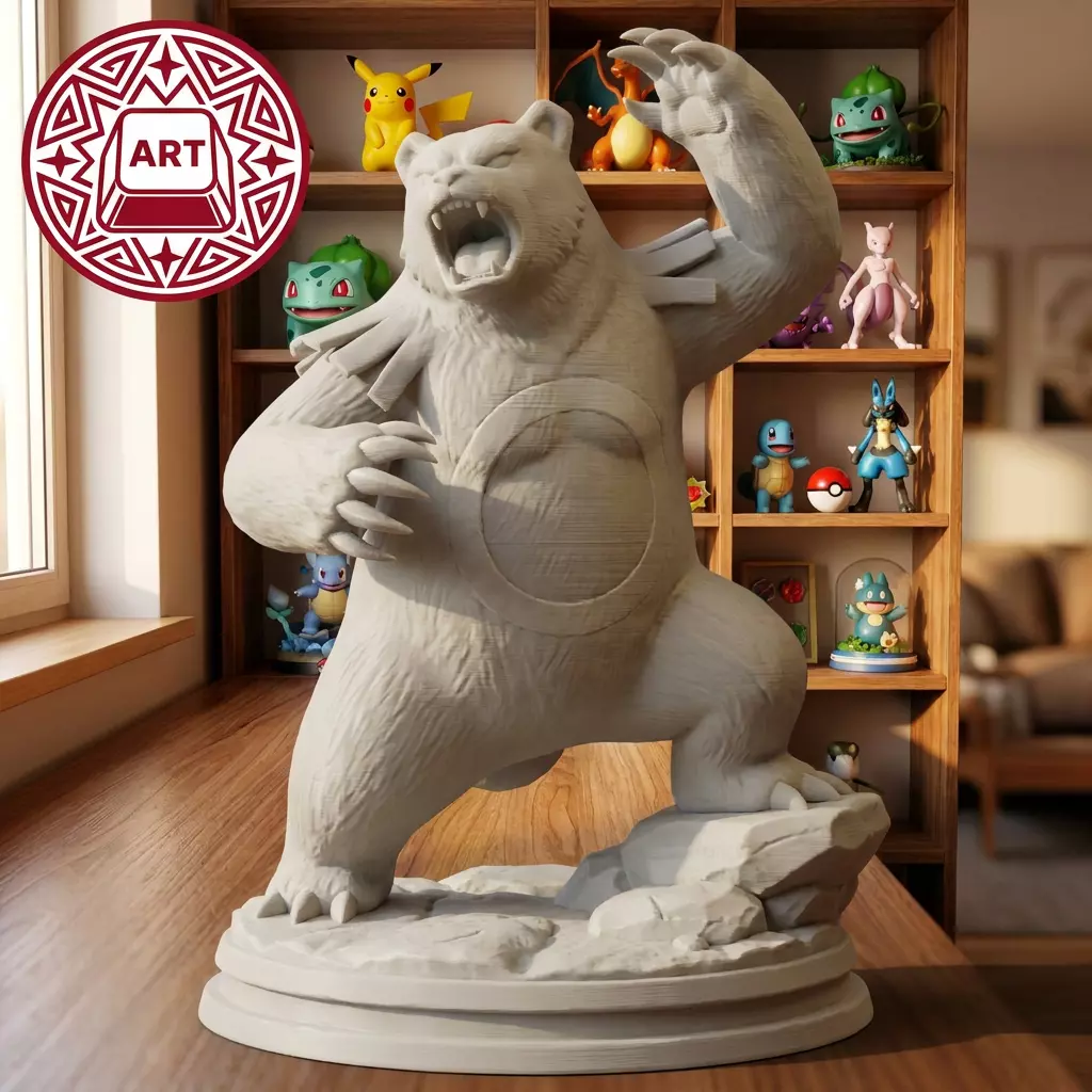 Ursaring 3D Printable STL 3D print model
