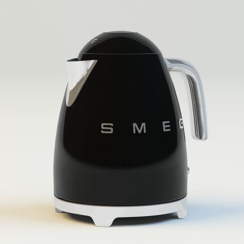 Electric Kettle Black 3D model