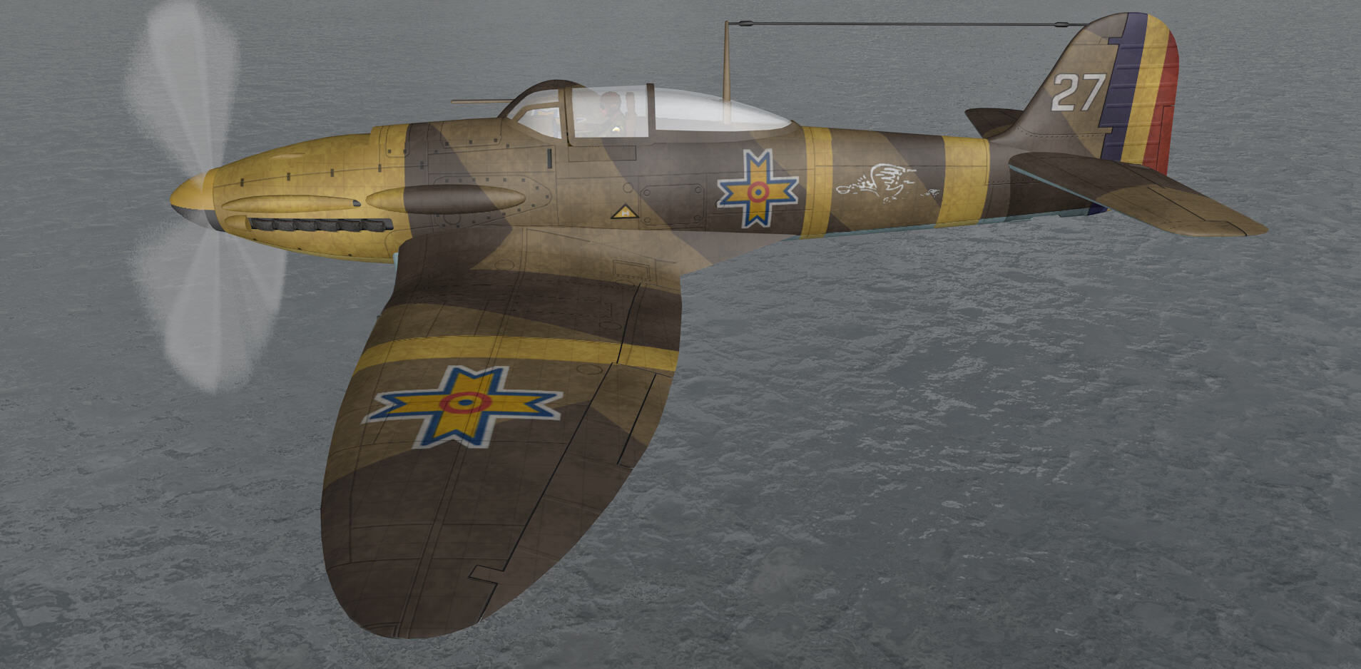 Heinkel He-112B 3D model_13