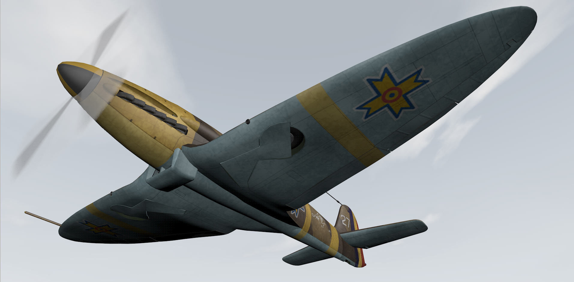 Heinkel He-112B 3D model_14