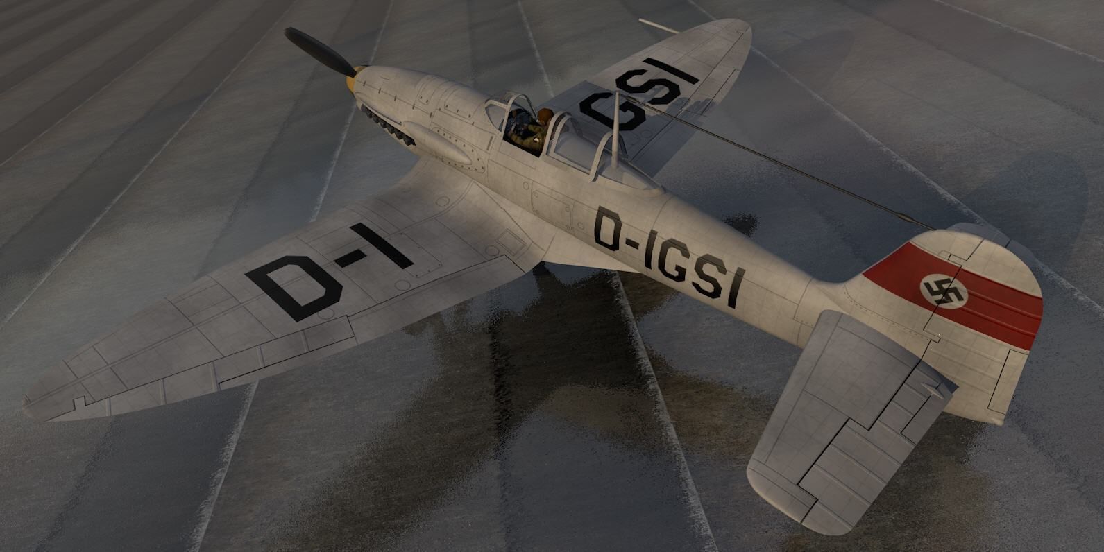 Heinkel He-112B 3D model_5