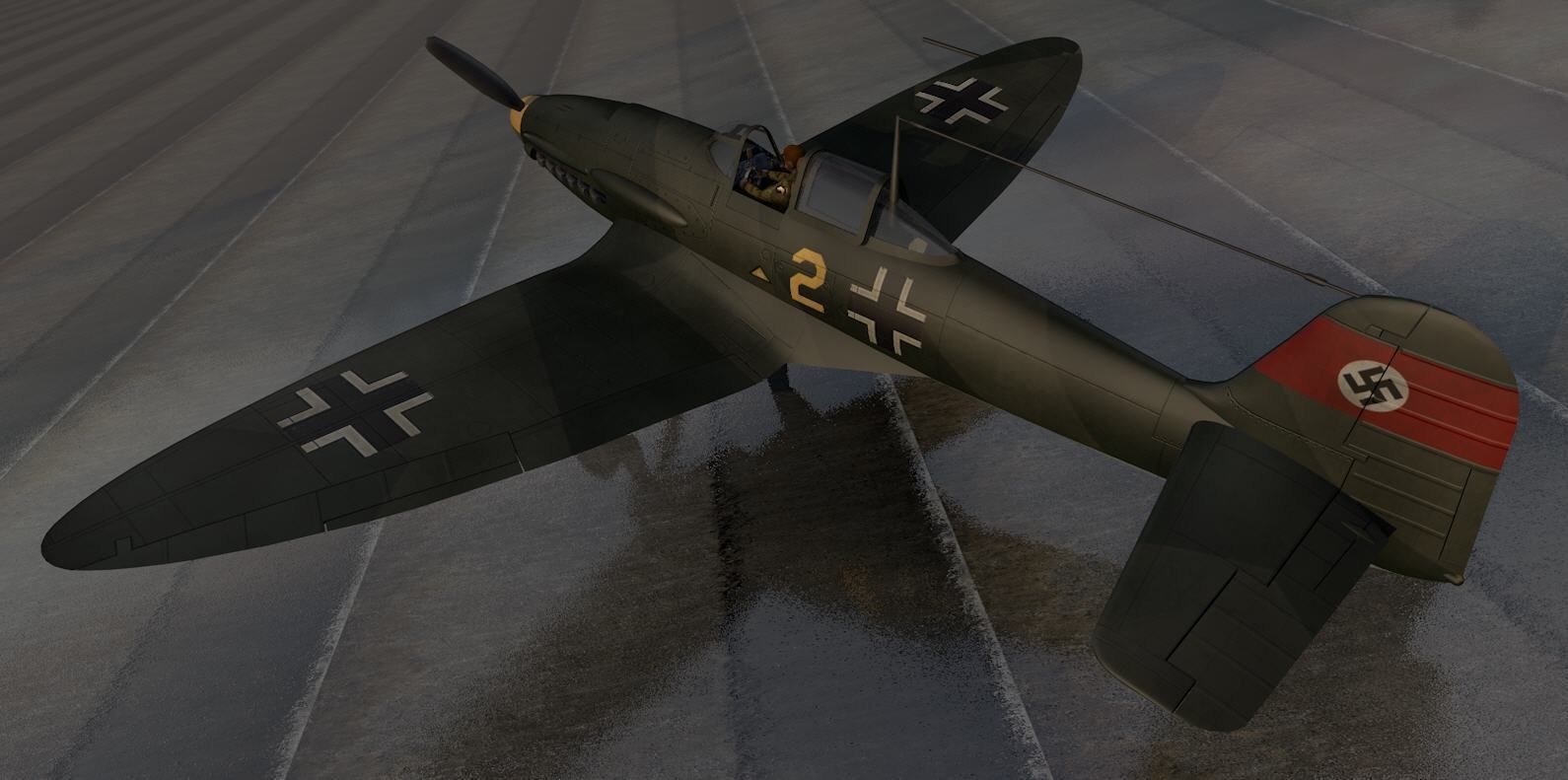 Heinkel He-112B 3D model_7