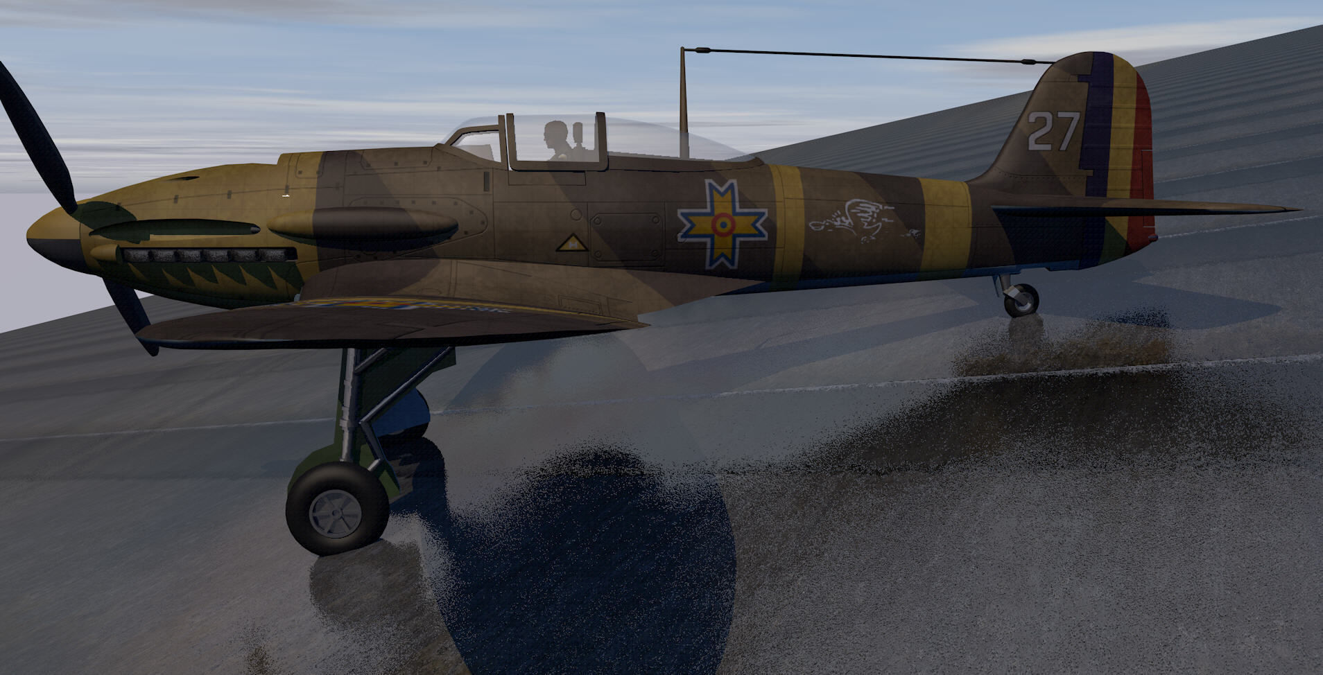 Heinkel He-112B 3D model_8