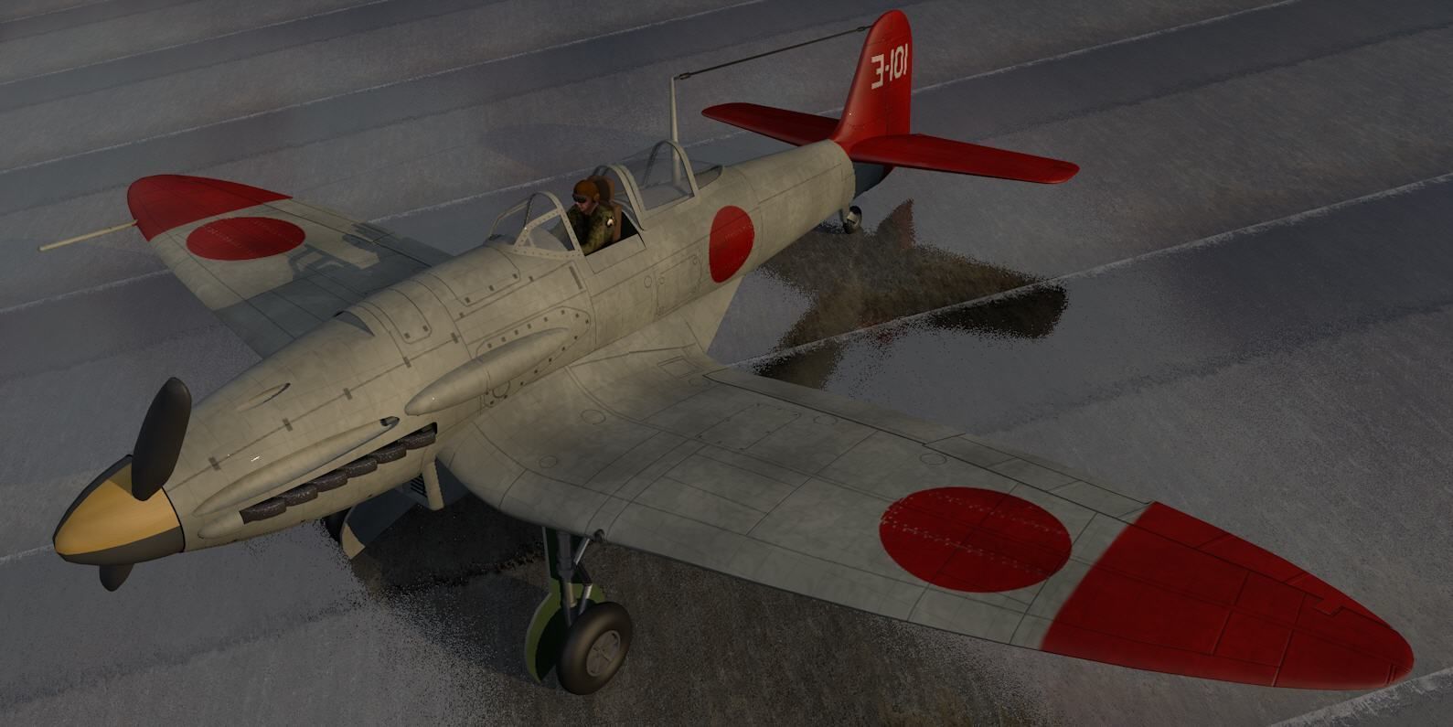 Heinkel He-112B 3D model_2