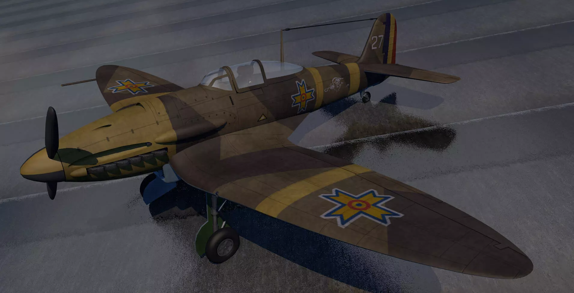 Heinkel He-112B 3D model_0