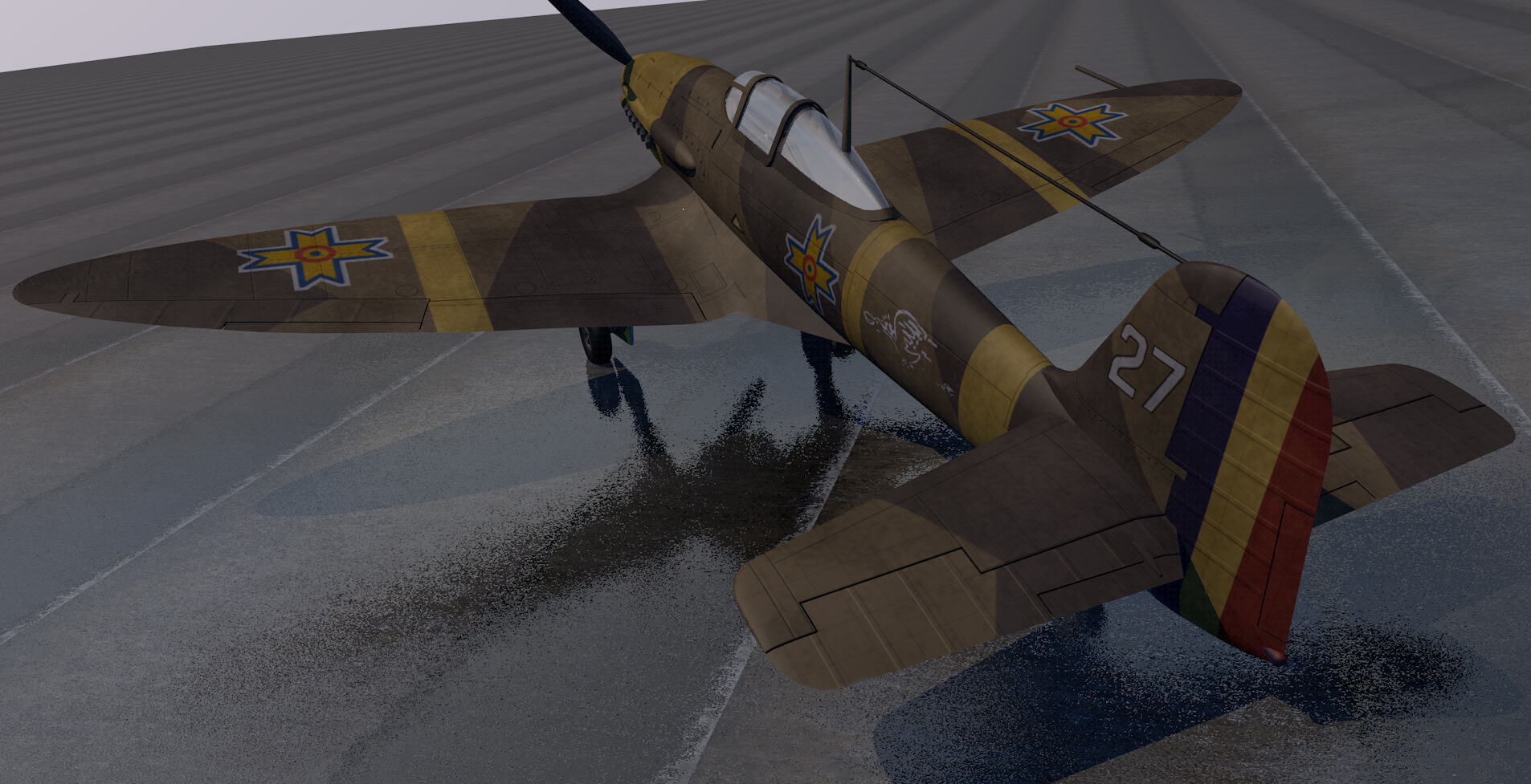 Heinkel He-112B 3D model_4