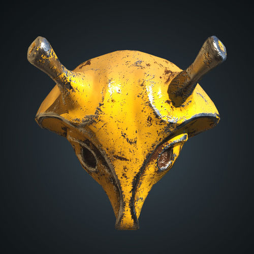 Ant mask Low-poly 3D model