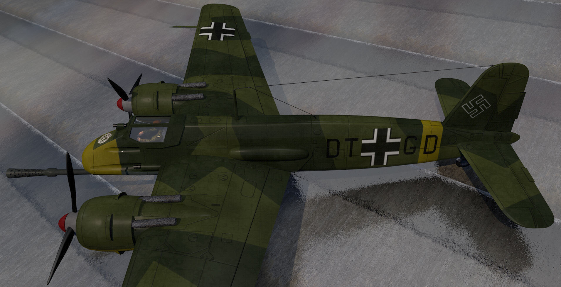 Henschel Hs-129 B-3 3D model_10