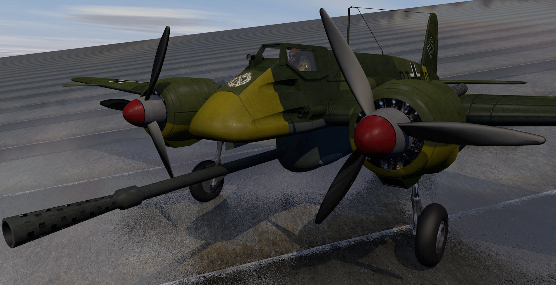 Henschel Hs-129 B-3 3D model_13