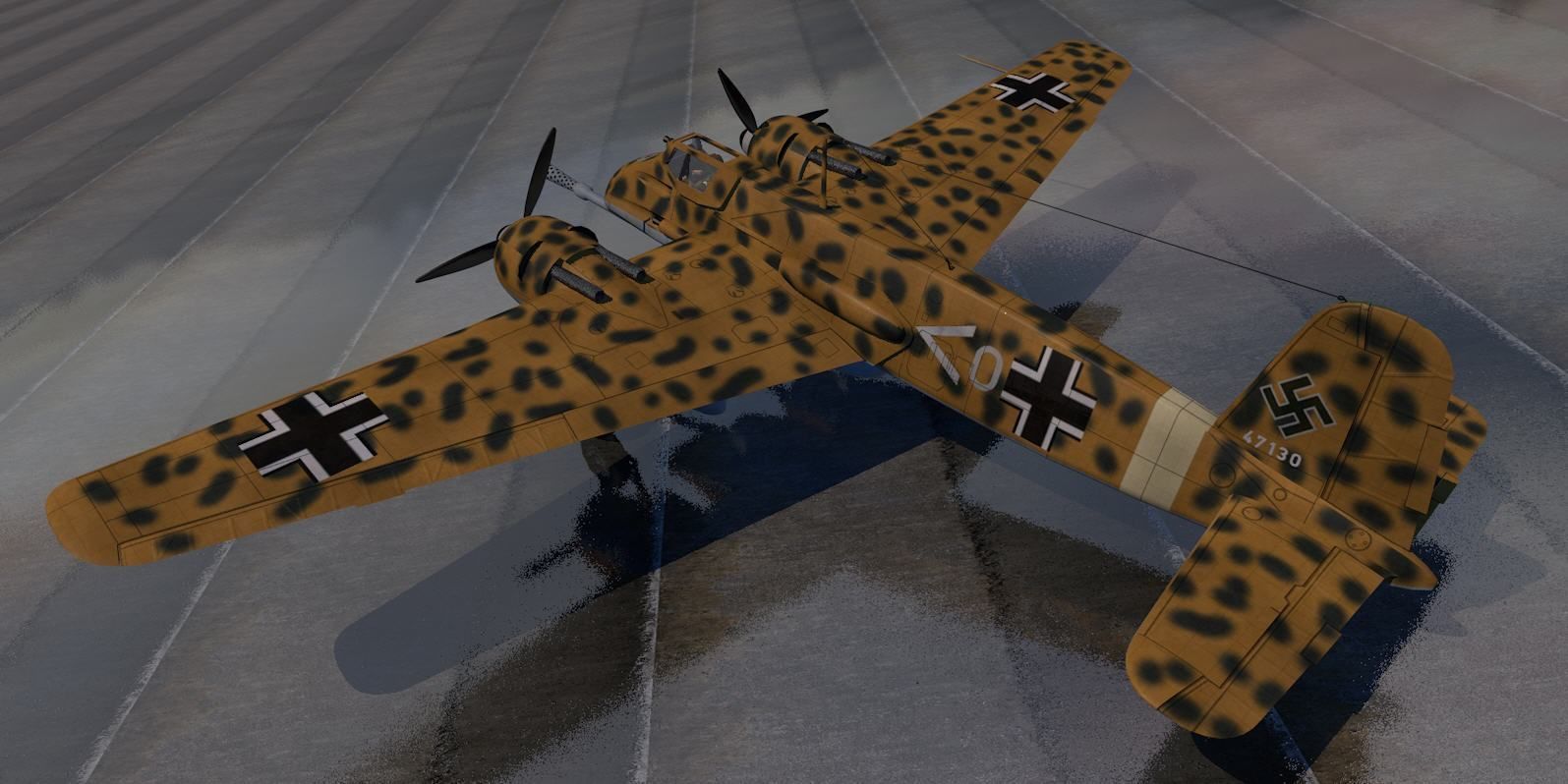 Henschel Hs-129 B-3 3D model_4