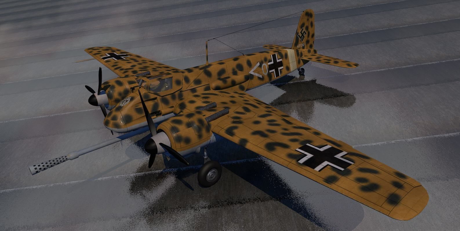 Henschel Hs-129 B-3 3D model_1