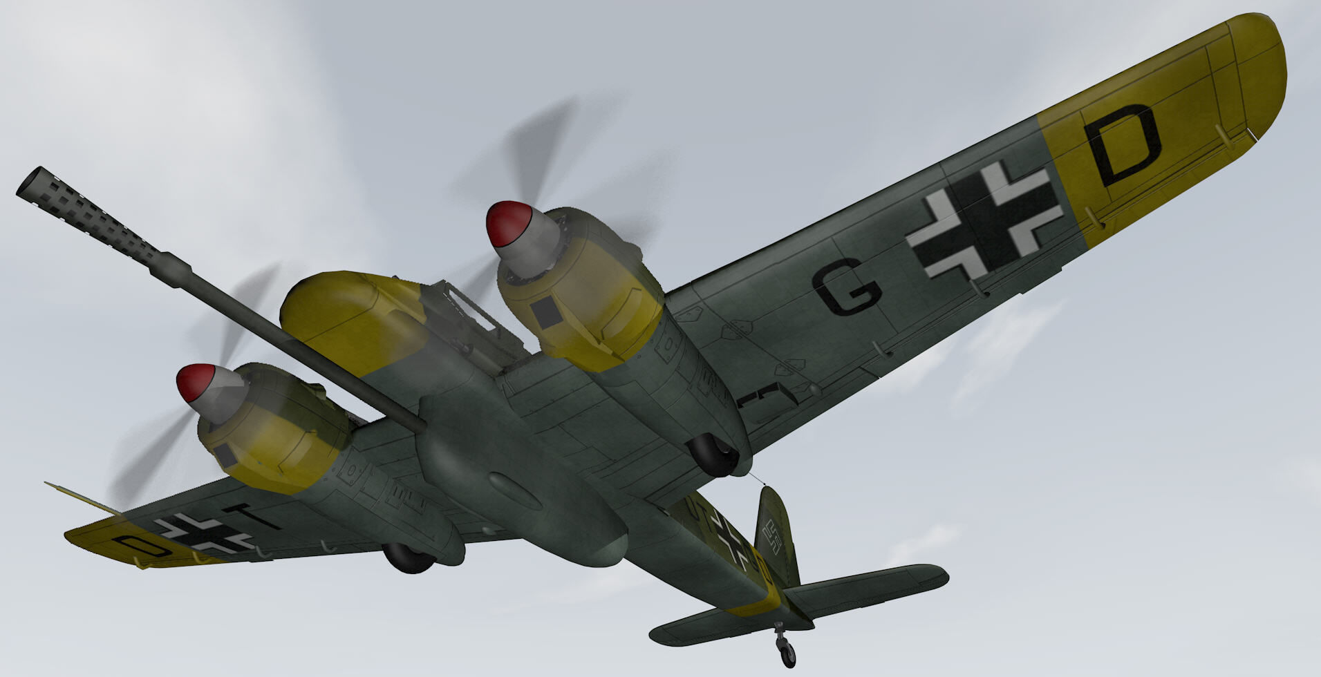 Henschel Hs-129 B-3 3D model_12