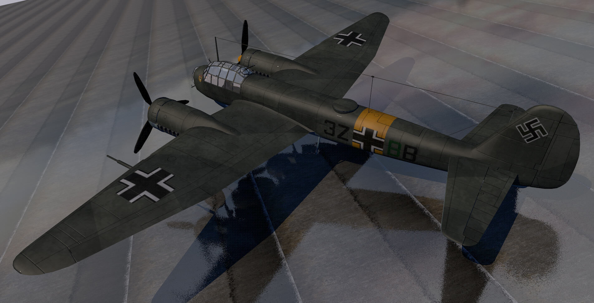 Junkers Ju-88 A-4 3D model_1