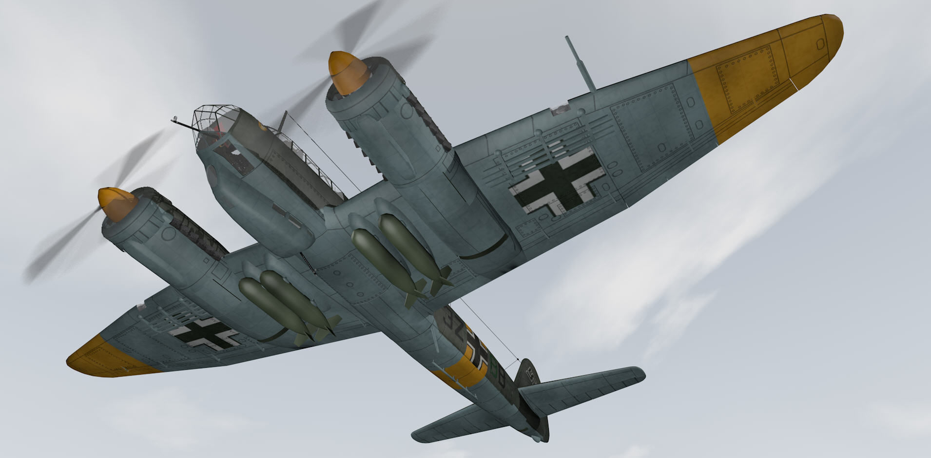 Junkers Ju-88 A-4 3D model_9