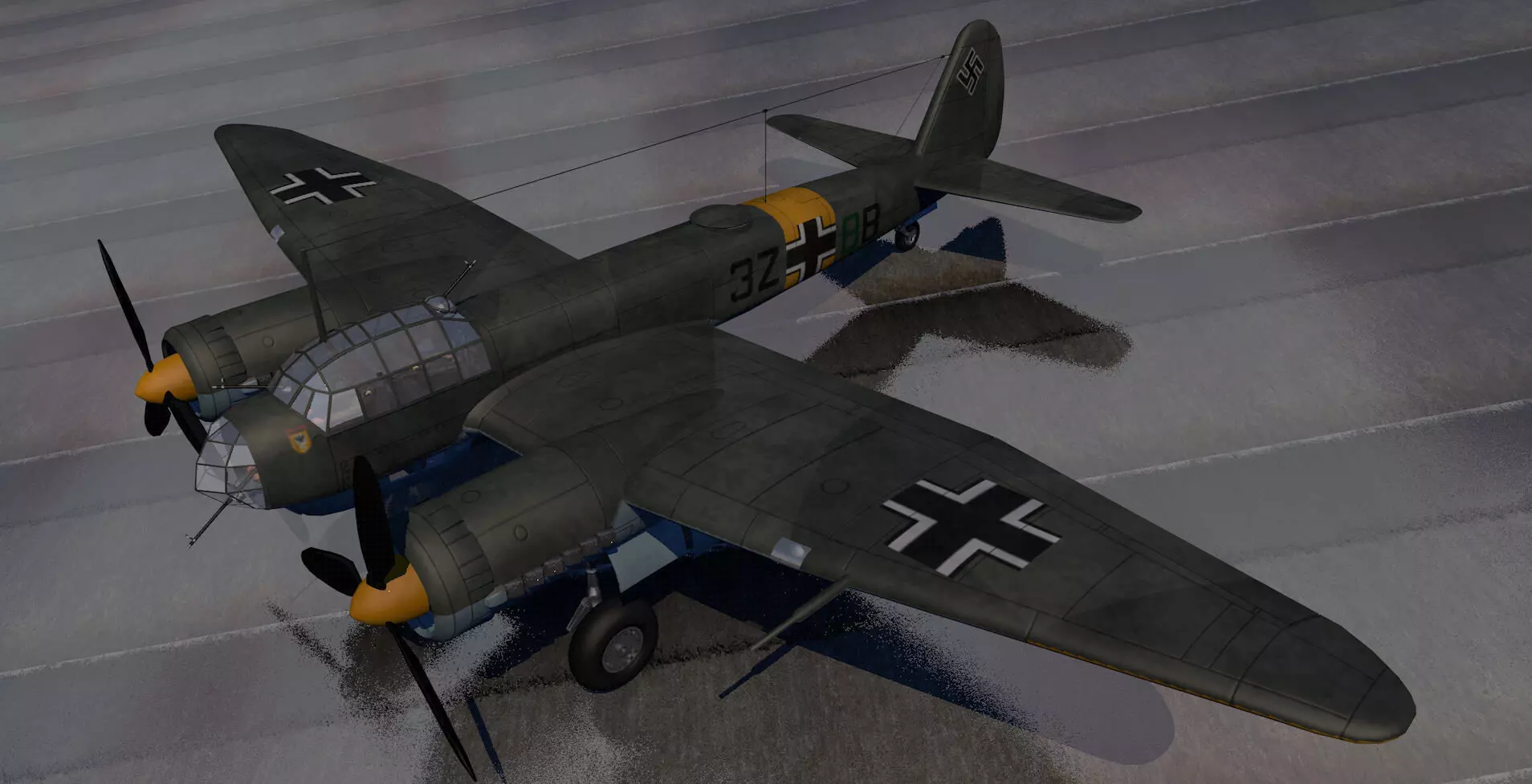 Junkers Ju-88 A-4 3D model_0