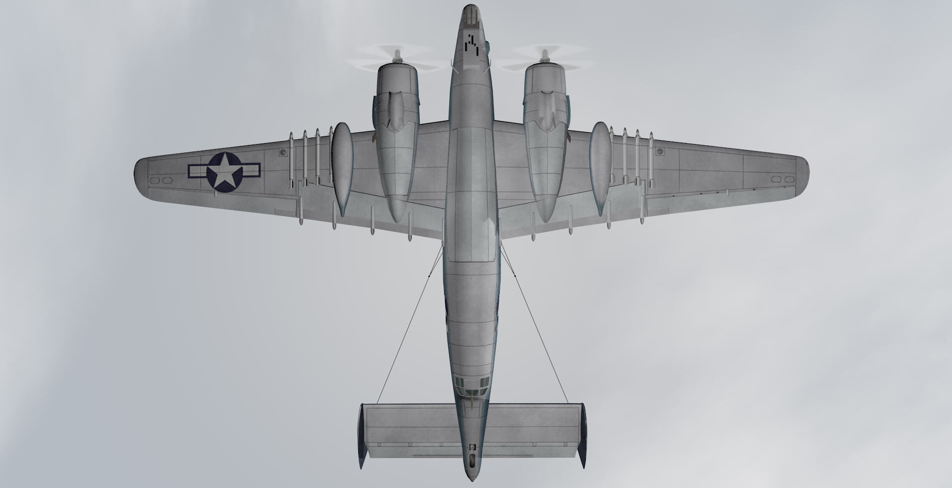 Lockheed PV-2 Harpoon 3D model_10