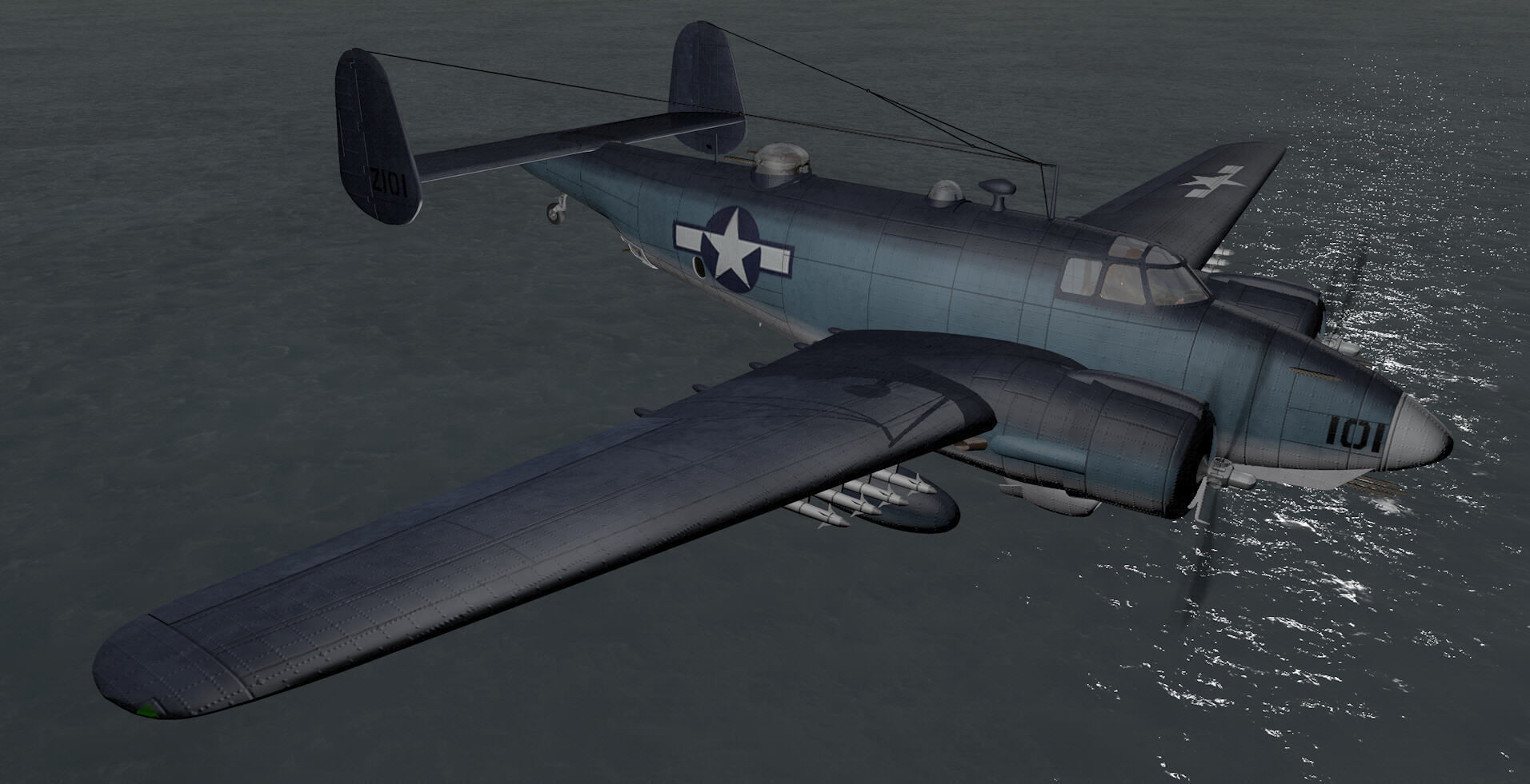 Lockheed PV-2 Harpoon 3D model_11