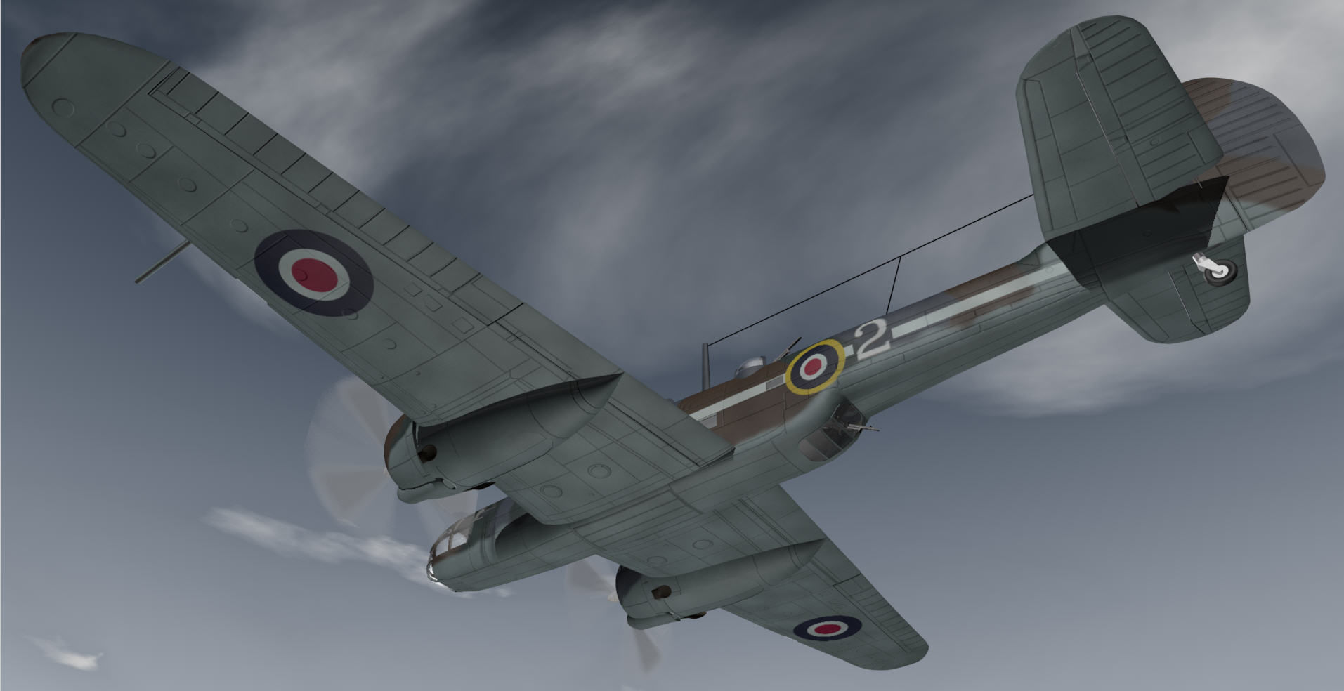 Martin 167 Maryland Mk-1 3D model_9