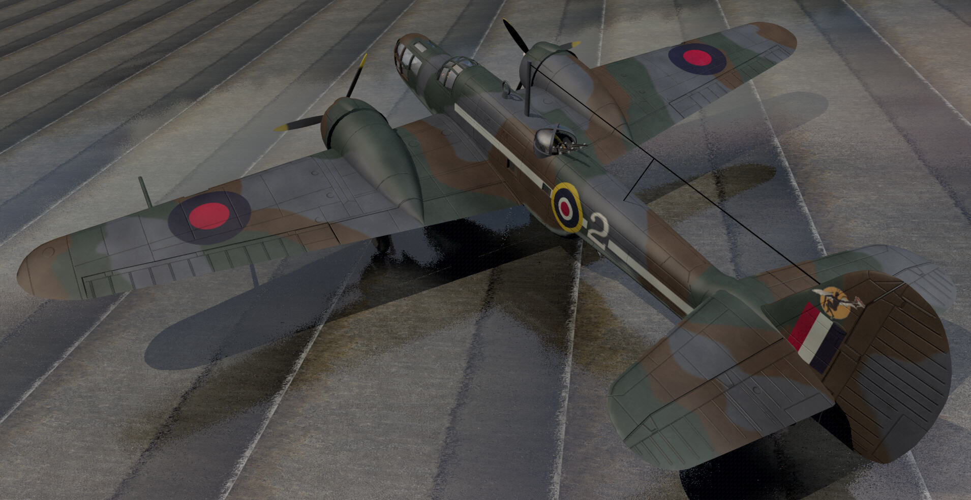 Martin 167 Maryland Mk-1 3D model_1